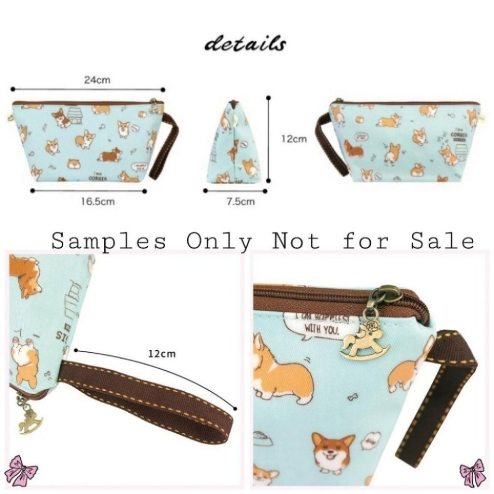 Waterproof Corgi Dumpling Cosmetic Makeup Bag - Picture 4 of 14